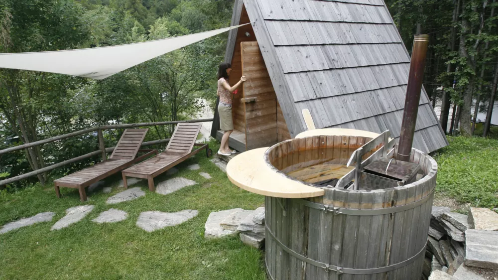 Camping Bled, nove lesene kamping hi&scaron;eFoto: Tomaž Skale / Foto: Tomaž Skale