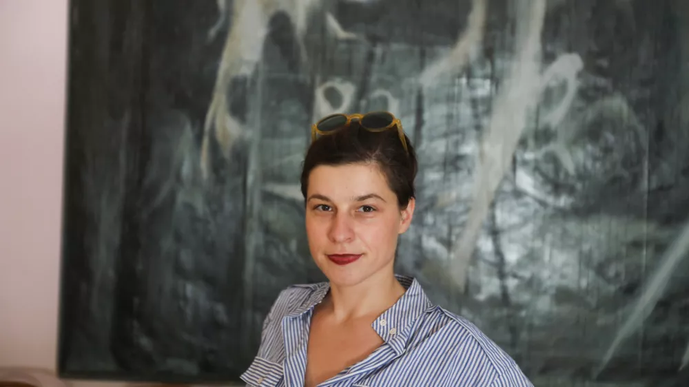 - 05.09-2024. - Monika Hercog, Hrva&scaron;ka pisateljica.//FOTO: Bojan Velikonja