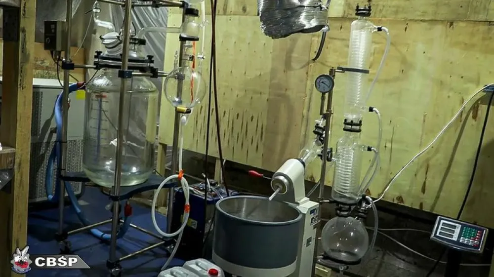 Eden od laboratorijev, ki so jih odkrili in zaprli v zgodovinski operaciji na Poljskem. Foto:&nbsp;Europol