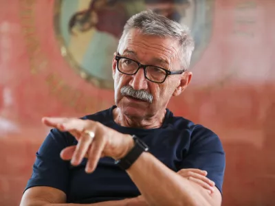 - 05.08.2024. - Srečko &Scaron;estan poveljnik Civilne za&scaron;čite Republike Slovenije.OPOMBA: ZA OBJAVO V OBJEKTIVU!!//FOTO: Bojan Velikonja