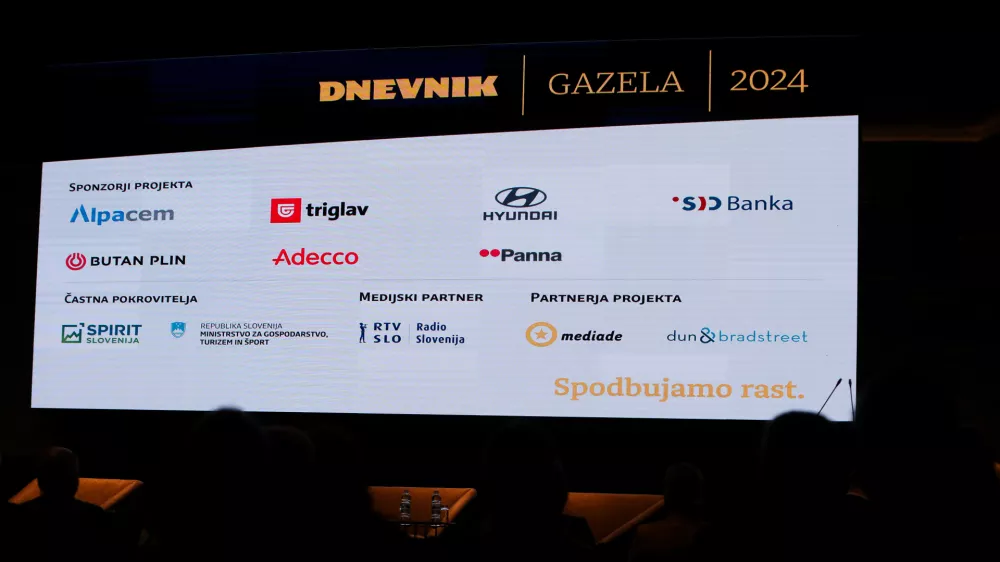 - 12.09.2024. Regijski izbor Gazele 2024 Osrednje slovenske regije v Hotelu Grand Plaza v ljublani. Gazele 2024.//FOTO: Bojan Velikonja