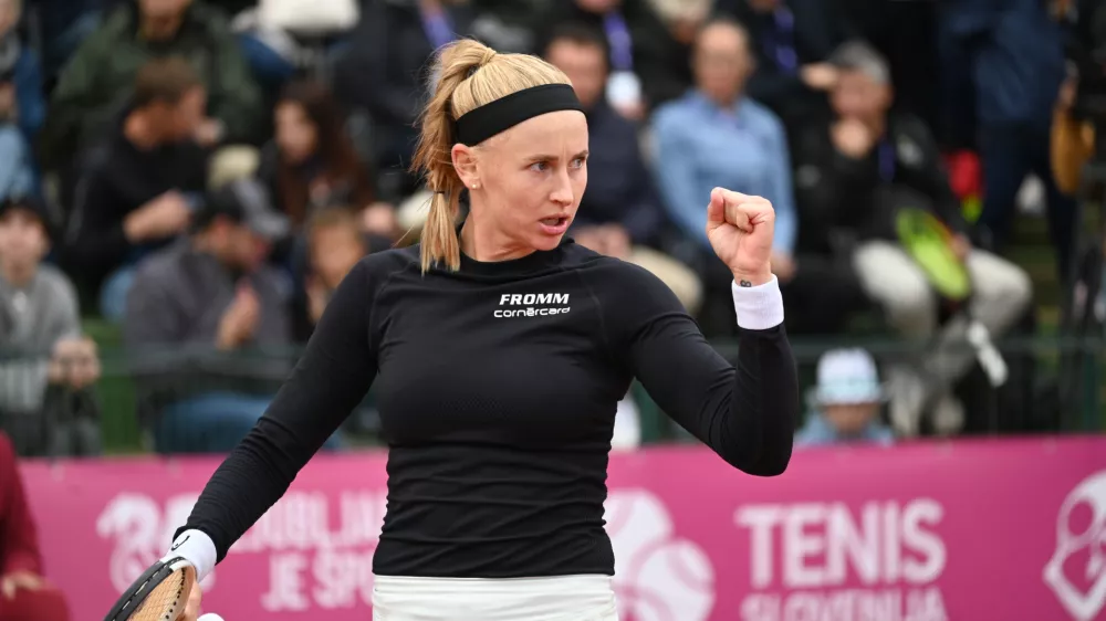 Jil Teichmann je imela v Tivoliju &scaron;tevilne navijače, ki jih je navdu&scaron;ila z borbenostjo in spo&scaron;tljivim odnosom. Foto:&nbsp; Nik Erik Neubauer