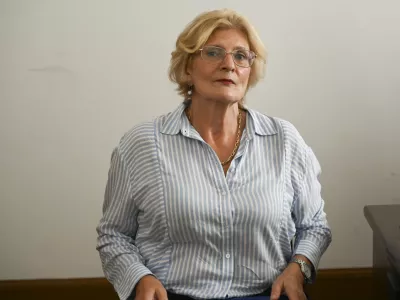 Lidija Giuliatti Bajželj - 24.08.2023 &ndash; sojenje Lidiji Giuliatti Bajželj, osumljeni kaznivega dejanja napeljevanja k umoru svojega sina Andreja Bajžlja //FOTO: Nik Erik Neubauer