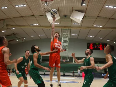 17.08.2024. Ko&scaron;arka Superpokal Slovenije. Kk Cedevita Olimpija - KK Krka Novo mesto. Foto: Bojan Velikonja 