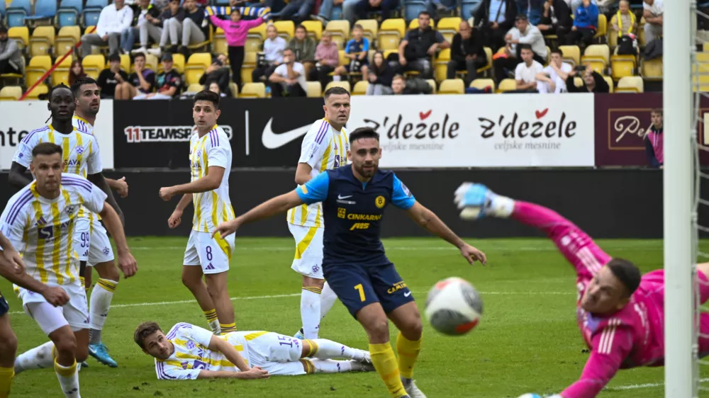 Aljo&scaron;a Matko18.09.2024 Prva slovenska nogometna liga, Prva liga Telemach: PLT, Celje - Maribor, zaostala tekma 2. kroga FOTO: Nik Erik Neubauer