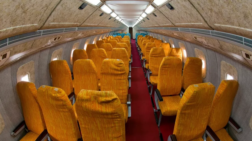 Notranjost tu-144 ni bila nič posebnega. / Foto: Wikipedia