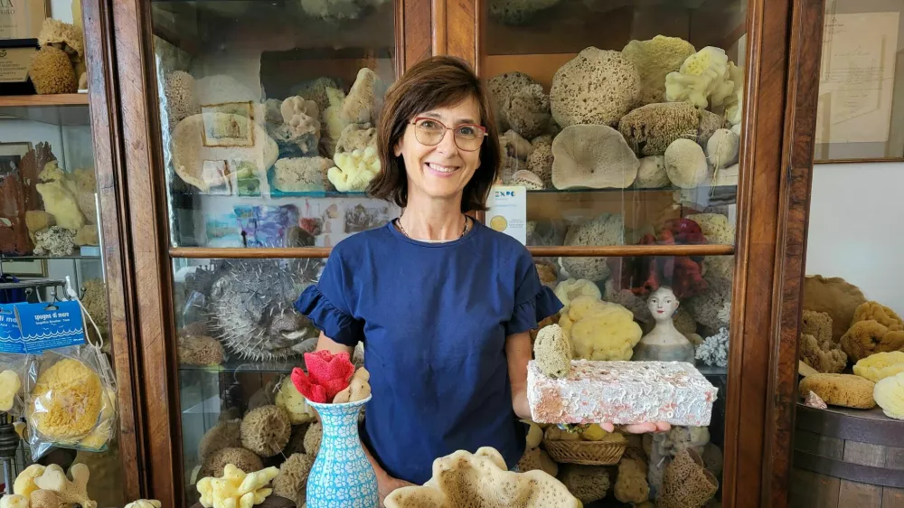 Elena Rosenfeld Pesle - Spužvarstvo Rosenfeld / Foto: Katja Gle&scaron;čič 