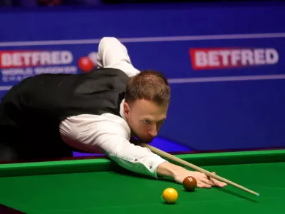 06 May 2019, England, Sheffield: English snooker player Judd Trump competes on the seventeenth day of the 2019 Betfred World Championship at The Crucible. Photo: Richard Sellers/PA Wire/dpa
