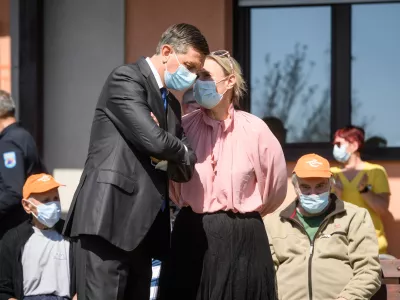 Maribor, Dom Danice Vogrinec.Predsednik republike Borut Pahor je v okviru obiska v Mariboru obiskal Dom Danice Vogrinec.