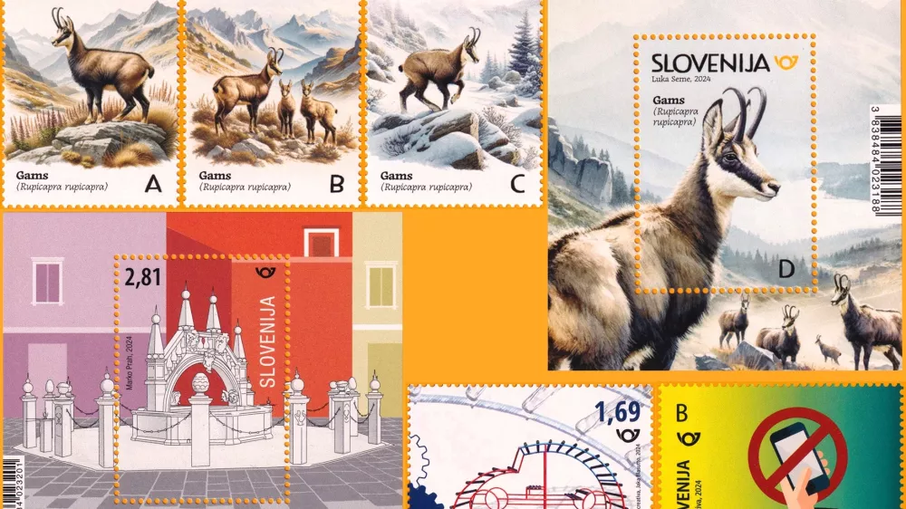 V petek bo iz&scaron;lo sedem novih slovenskih priložnostnih po&scaron;tnih znamk. 