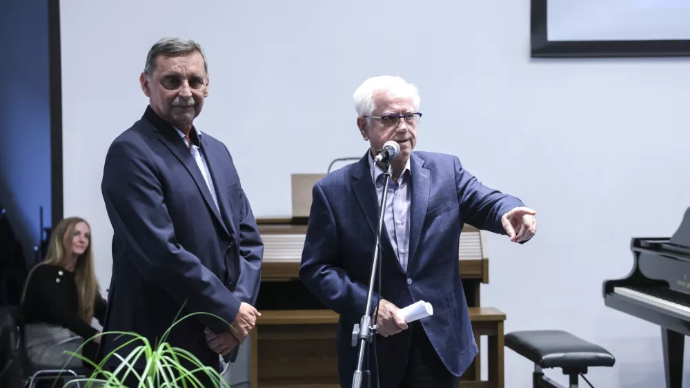 Miran Lesjak, Bogomir Stra&scaron;ek- 26.09.2024 - Gazela - izbor savinjsko - zasavske Gazele, Litija //FOTO: Jaka Gasar