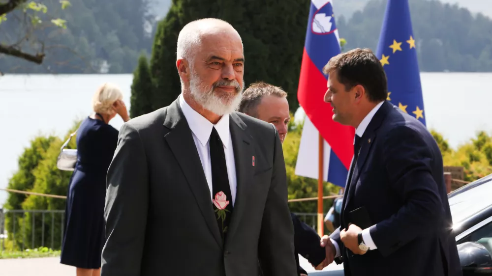- Edi Rama, Albanski predsednik vlade,- 03.09.2024. - Blejski strate&scaron;ki forum 2024.//FOTO: Bojan Velikonja