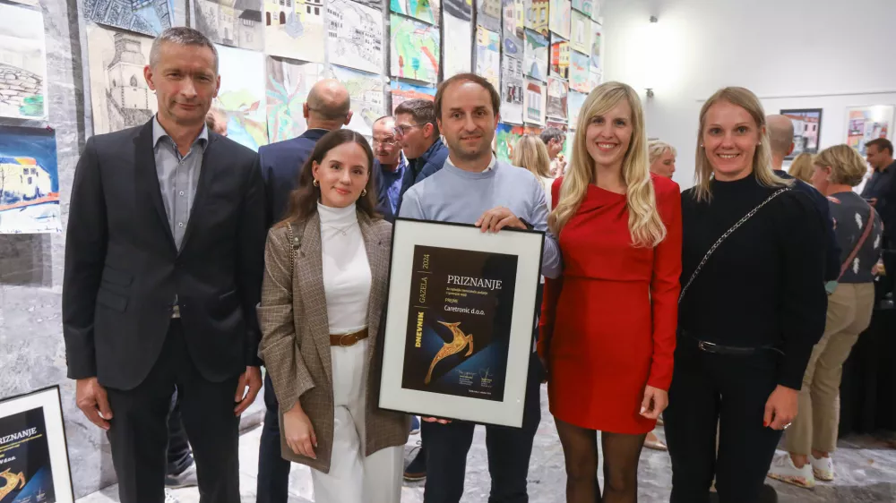 Podjetje Caretronic1.10.2024 - 24. Slovenska GAZELA 2024 &ndash; regijski izbor najbolj&scaron;ih najhitreje rastočih podjetij &ndash; razglasitev Gazele Gorenjske regije.  FOTO: Luka Cjuha