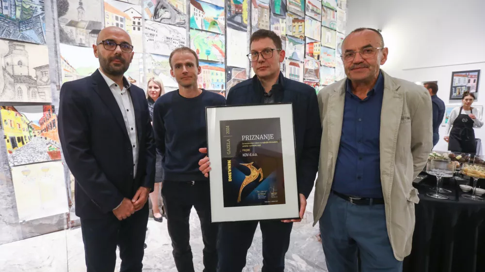 Podjetje KNT1.10.2024 - 24. Slovenska GAZELA 2024 &ndash; regijski izbor najbolj&scaron;ih najhitreje rastočih podjetij &ndash; razglasitev Gazele Gorenjske regije.  FOTO: Luka Cjuha