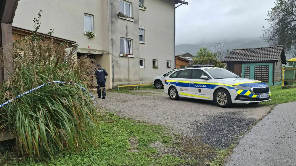 Prizori&scaron;če zločina v Dolenji vasi. Foto: Peter Lov&scaron;in