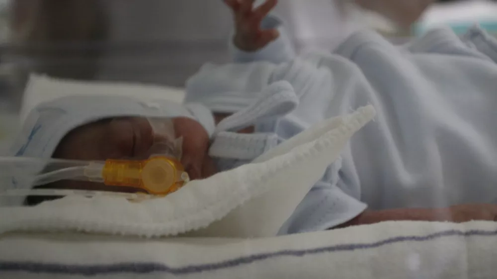 inkubator - nedono&scaron;enček, Porodni&scaron;nica Ljubljana // Foto: Anja Av&scaron;ič