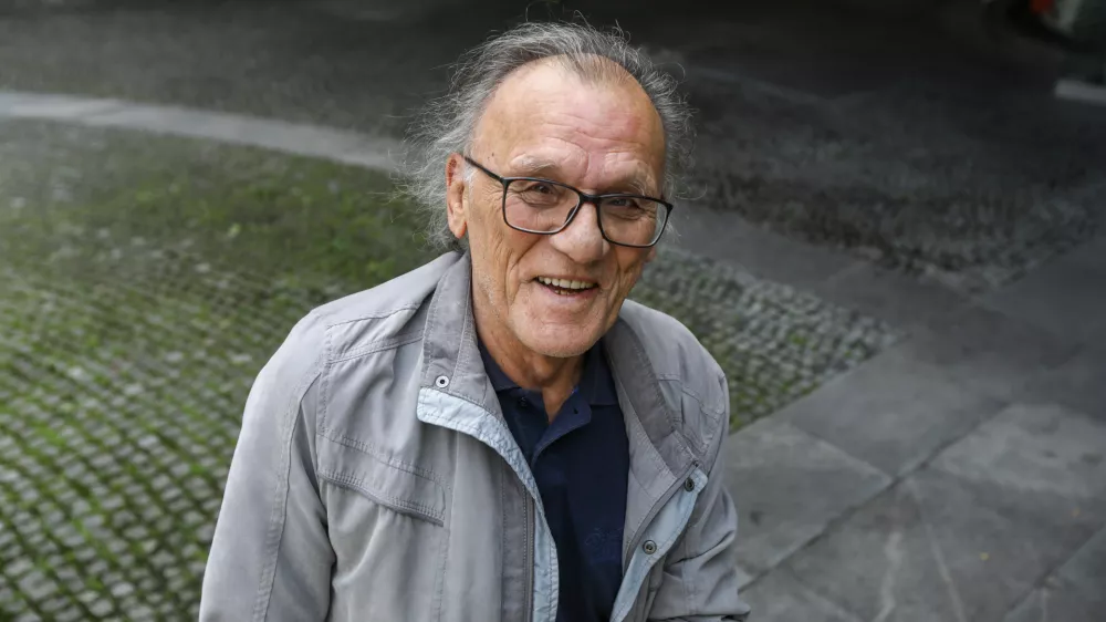 11.09.2024 - ZDENKO VRDLOVEC filozof in dolgoletni filmski kritik pri časopisu Dnevnik,FOTO: Luka Cjuha