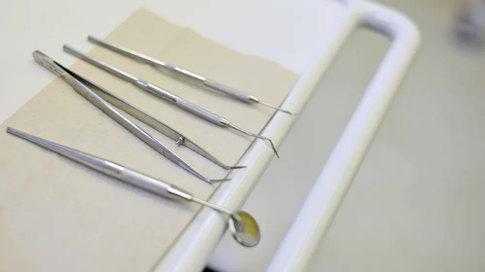 - ilustrativna fotografija- zobozdravnik, zobozdravstvo, orodje, zdravni&scaron;ki pribor    //FOTO: Tomaž Zajel&scaron;nik