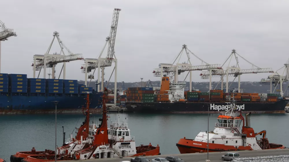  06.01.2023 - Luka Koper, d.d., pristani&scaron;ki in logistični sistem - mednarodno tovorno pristani&scaron;če&nbsp;//FOTO: Luka Cjuha