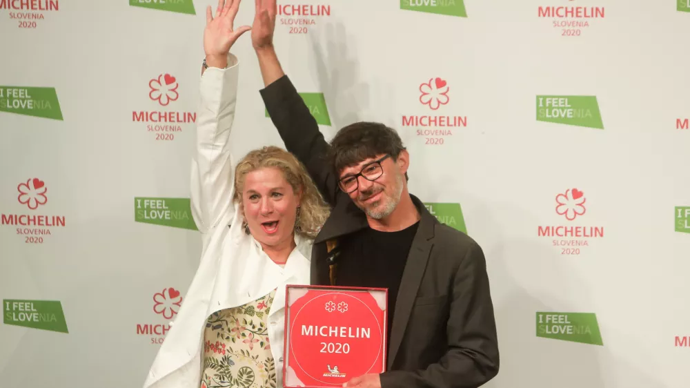 - dobitnica dveh Michelinovih zvezdic Ana Ro&scaron; in Valter Kramar iz kobari&scaron;ke Hi&scaron;e Franko - 16.06.2020 &ndash; Slovenija postala 34. Michelinova destinacija &ndash; prvič v zgodovini razglasili slovenske prejemnike Michelinove zvezdie &ndash; //FOTO: Bojan Velikonja