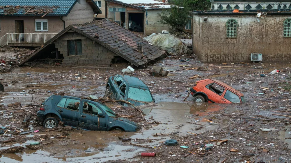 A drone view shows the aftermath of floods and landslides in the village of Donja Jablanica, Bosnia and Herzegovina, October 6, 2024.REUTERS/Marko Djurica / Foto: Marko Djurica