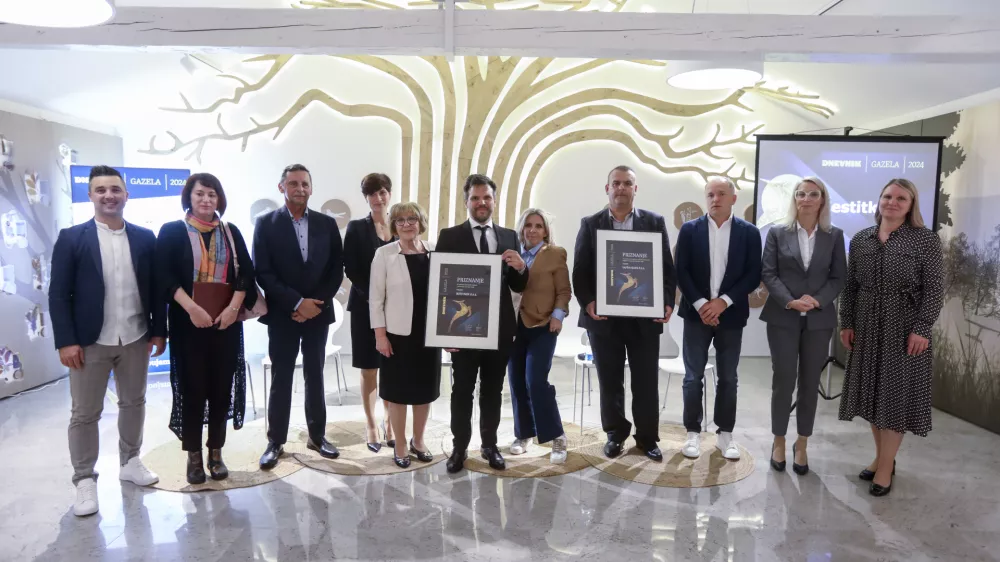 podjetje LEPTON QUARK 10.10.2024 - 24. Slovenska GAZELA 2024 &ndash; Sežana - regijski izbor najbolj&scaron;ih najhitreje rastočih podjetij &ndash; razglasitev Primorsko notranjske regije. Primorsko notranjska gazela  FOTO: Luka Cjuha