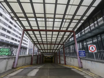 05.02.2024 - Garaža - parkirna hi&scaron;a MetelkovaFOTO: Luka Cjuha