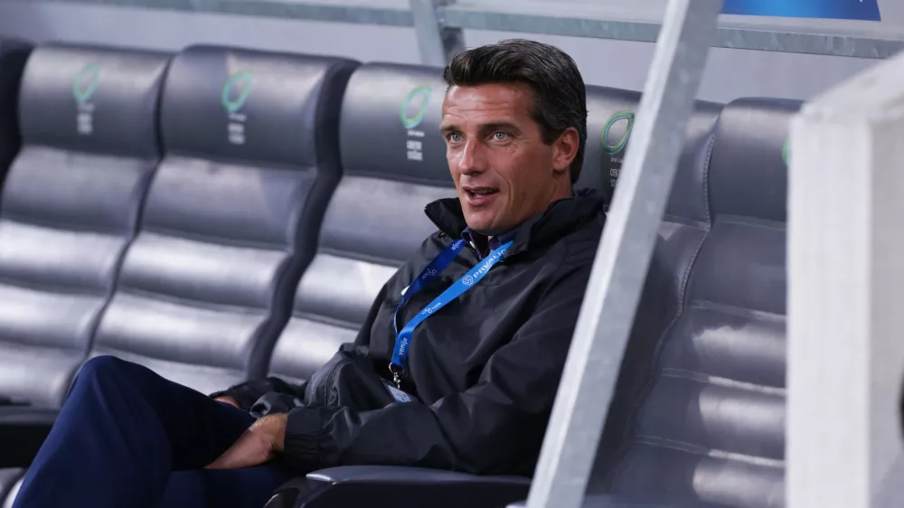 Milenko Mile Ačimović, &scaron;portni direktor nogometnega kluba NK Olimpija- ﻿- nogomet - Olimpija: Koper, Prva liga, 11. krog:- nogometa&scaron;i Olimpije so premagali Luko Koper s 4:0//FOTO: Bojan Velikonja