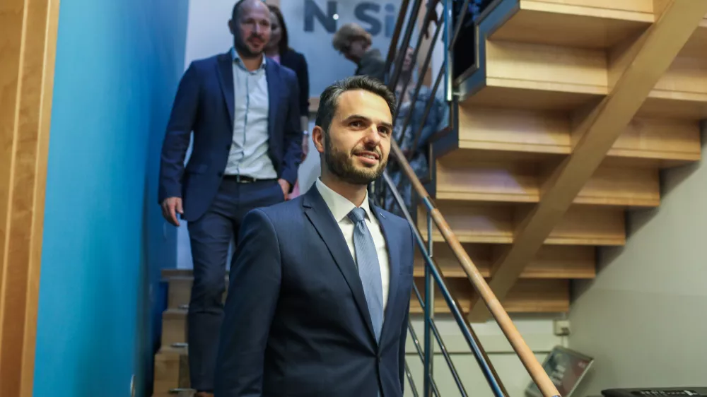 - Matej Tonin predsednik NSi.- 09.06.2024 - Evropske volitve 2024 - Volitve poslancev v Evropski parlament - &Scaron;tab NSi.  //FOTO: Bojan Velikonja