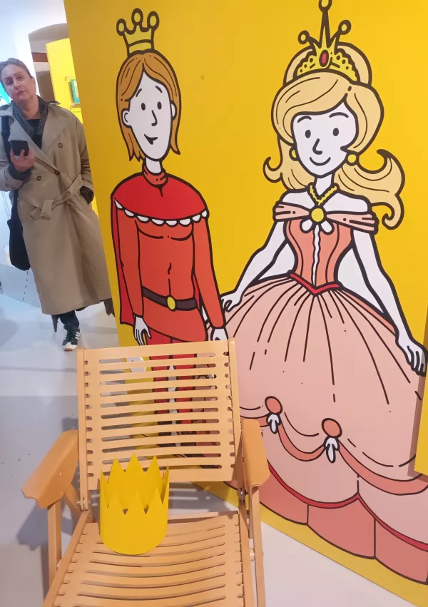 Stol Rex na razstavi v Tehni&scaron;kem muzeju / Foto: Meta Černoga