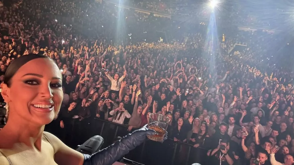 Aleksandra Prijović je pet dni zapored nastopala v razprodani zagreb&scaron;ki Areni. F instagram