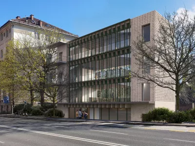 Prizidek k domu Janeza Levca ob Karlov&scaron;ki cesti bo stal skoraj 5 milijonov evrov, dokončan pa naj bi bil leta 2026. Foto:&nbsp;arhiv MOL