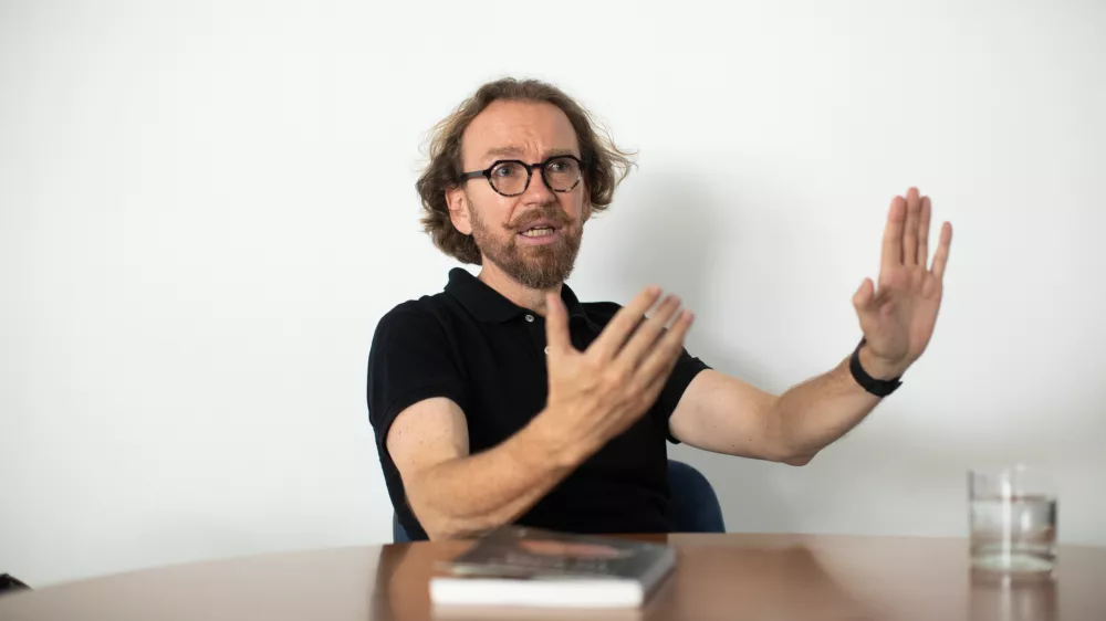 27.05.2022. - prof. dr. Ale&scaron; Črnič, visoko&scaron;olski učiteljKatedra za kulturologijo in Center za proučevanje kulture in religije na FDV.//FOTO: Bojan Velikonja