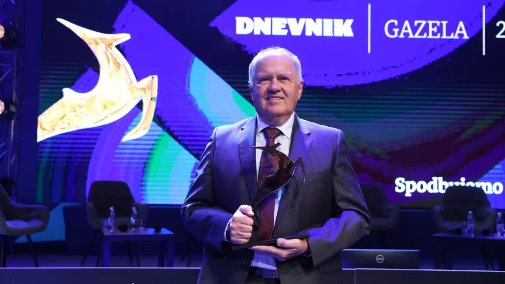 Janez Pogačar, direktor podjetja Hyla, zlate gazele 2024. Foto: Jaka Gasar