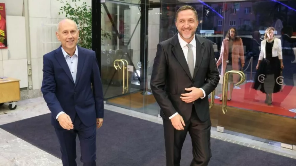 Bojan Petan in Klemen Bo&scaron;tjančič. Foto: Jaka Gasar