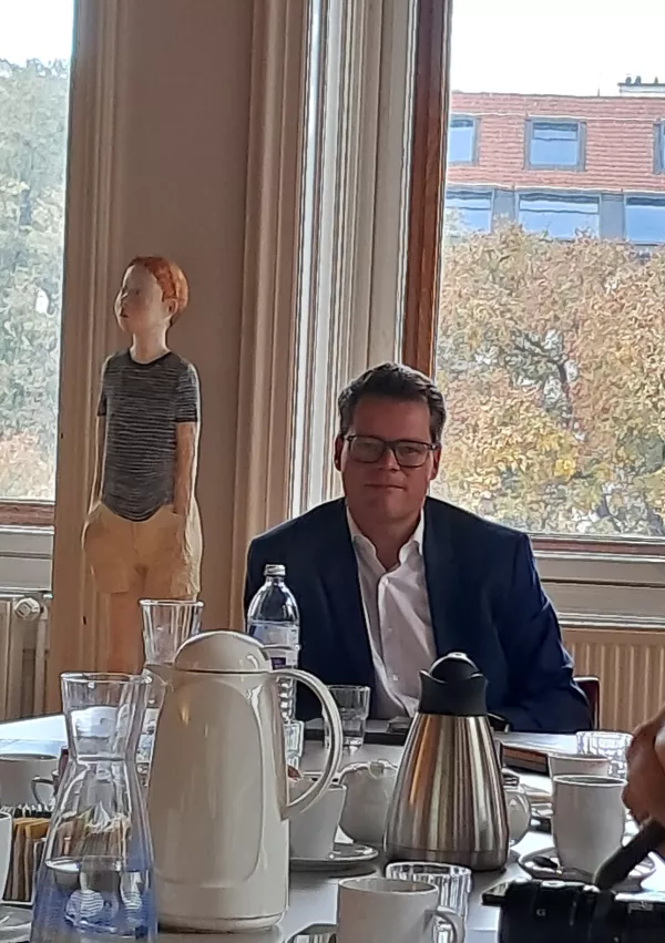 OBJEKTIV J&uuml;rgen Czernohorszky, Dunajski minister za okolje, za podnebje, okolje, demokracijo in člove&scaron;ke vire. DunajFoto: Miha K. Turk 