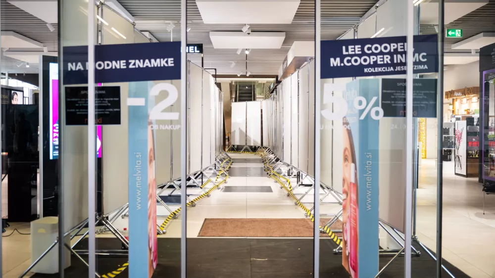 Ljubljana.Ljubljanska blagovnica Maximarket.