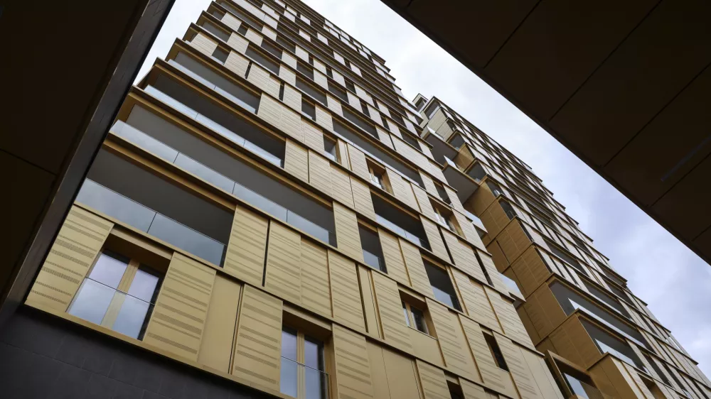 - 09.11.2023 &ndash; otvoritev - stanovanjsko poslovni kompleks Bellevue Living &ndash; luksuzna soseska ob Celov&scaron;ki cesti v Ljubljani - nepremičnine //FOTO: Jaka Gasar