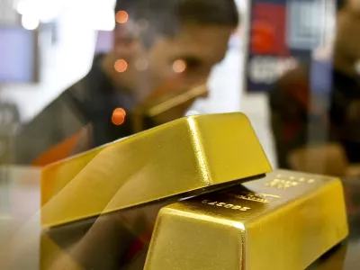 Pred dnevi so cene zlata, ki so se letos povi&scaron;ale za tretjino, dosegle nove rekorde. Fotografija je simbolična. Foto:&nbsp;STA