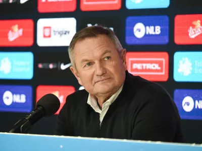 Matjaž Kek08.11. 2024 Novinarska konferenca selektorja slovenske nogometne reprezentance Matjaža Keka pred zadnjima tekmama v ligi narodov proti Norve&scaron;ki in Avstriji.FOTO: Nik Erik Neubauer