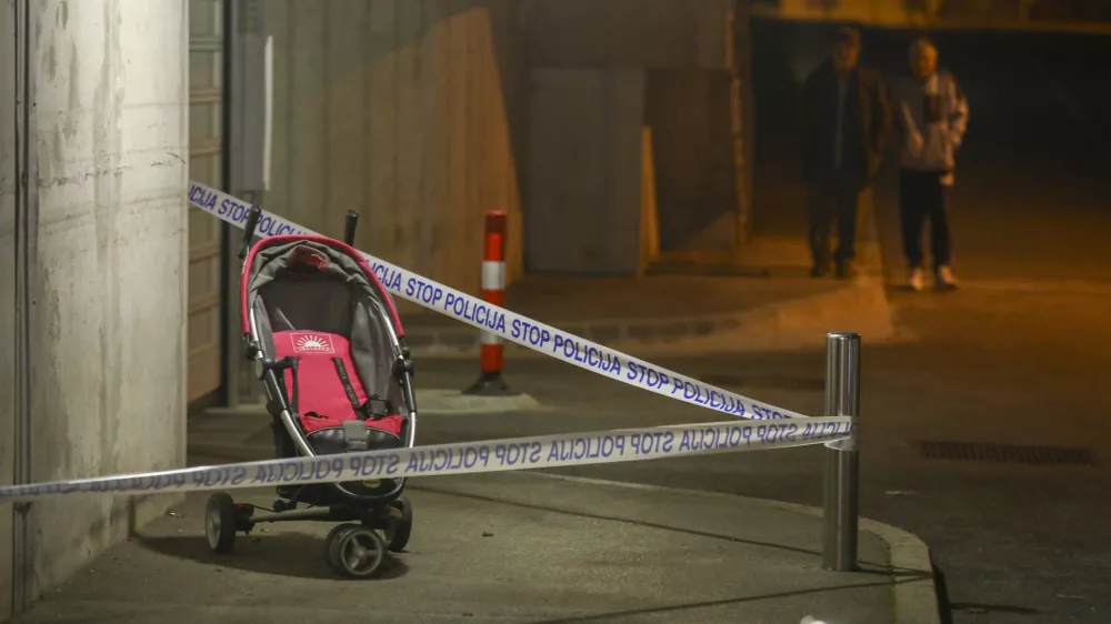 10.11.2024 - Popoldne so na območju &Scaron;i&scaron;ke v Ljubljani odkrili ostanke dojenčka - detomor - Ulica Draga - Naselje pri kose&scaron;kem bajerjuFOTO: LUKA CJUHA