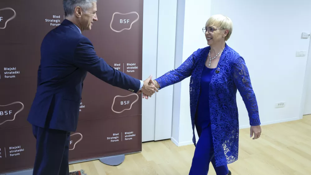 Robert Golob, Nata&scaron;a Pirc Musar- 28.08.2023 - Strate&scaron;ki forum Bled //FOTO: Jaka Gasar