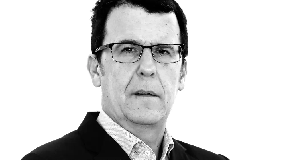 Sebastjan Morozov- Redakcija Dnevnik 2024 - portreti za komentarje in kolumne - kolumnisti - komentatorji &ndash; novinarji - portret //FOTO: Luka Cjuha