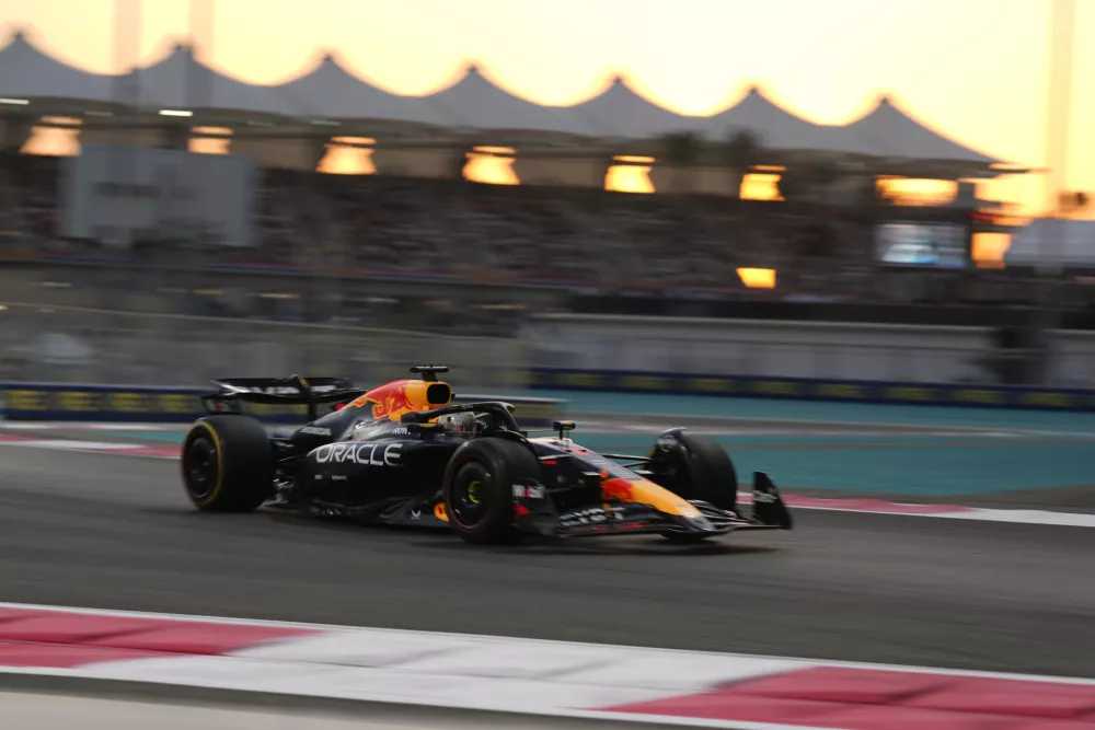 Na zadnji tekmi sezone v Abu Dabiju&nbsp;Verstappen&nbsp;ni zmagal.&nbsp;/ Foto: AP