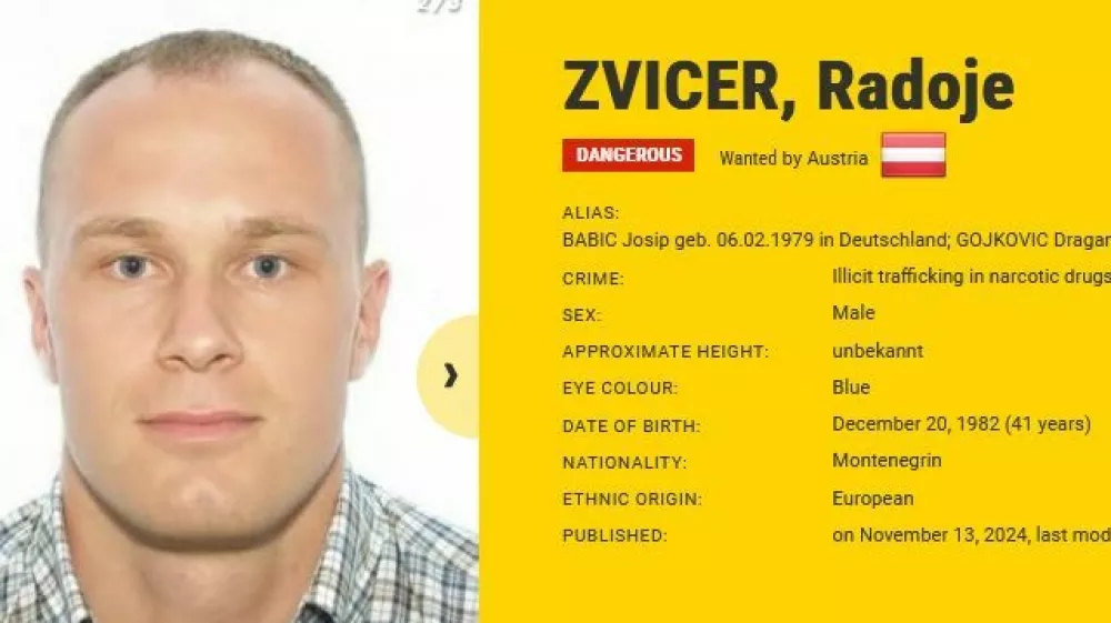 Radoje Zvicer, vodja črnogorskega kava&scaron;kega klana, je na begu od leta 2021. 