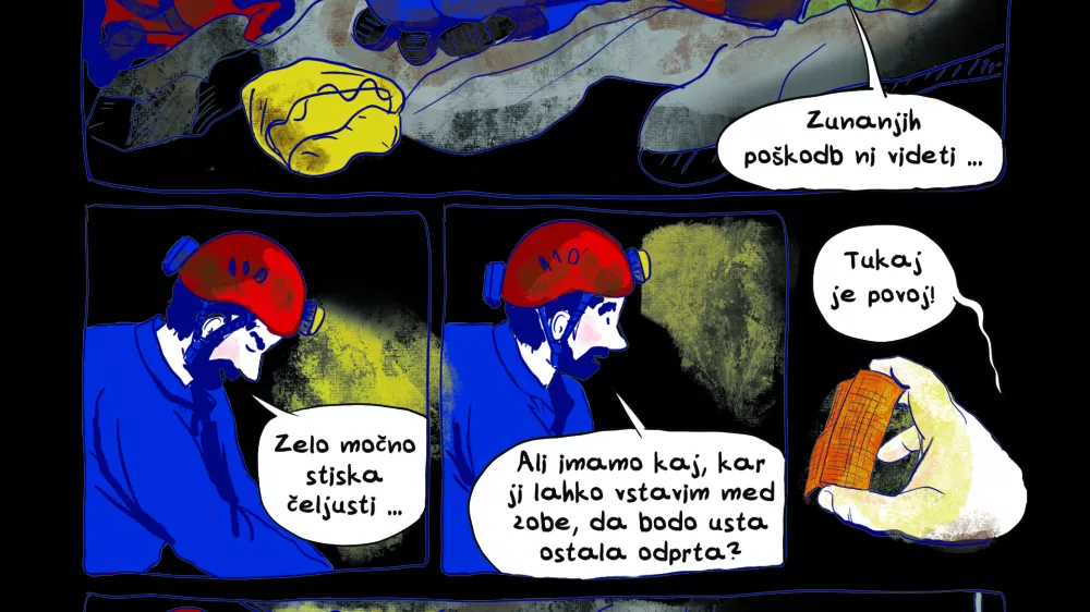 V re&scaron;evanje, ki je steko takoj in ga je z zadržanim dihom spremljala vsa Slovenija, so se vključili vsi: jamarji, civilna za&scaron;čita, gasilci, taborniki, zdravstvena ekipa.
F VigeVageKnjige