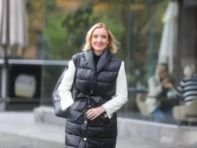 - 02.11.2023- Mojca &Scaron;etinc Pa&scaron;ek, poslanka v Državnem zboru RS, pred kratkim izpisana iz gibanja Svoboda.//FOTO: Bojan Velikonja