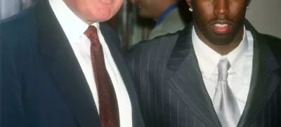 Donald Trump, ki je prijateljeval z zloglasnim Eppsteinom, in Sean Combs, ki so ga oklicali za temnopoltega Eppsteinovega naslednika. F Reuters