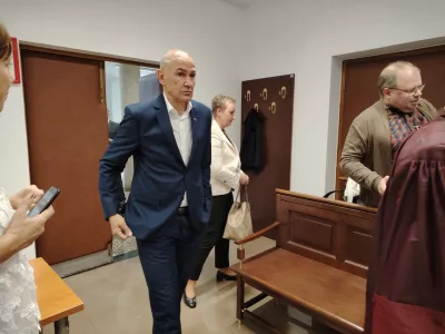 Predsednik SDS je pravnomočno obsojen kaznivega dejanja obrekovanja. Foto: Mojca Marot&nbsp;