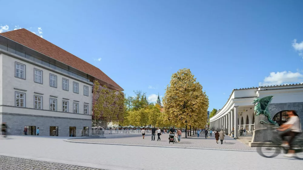 Predstavitev novega izgleda - ljubljanska tržnicaParkirna hi&scaron;a pod tržnico
